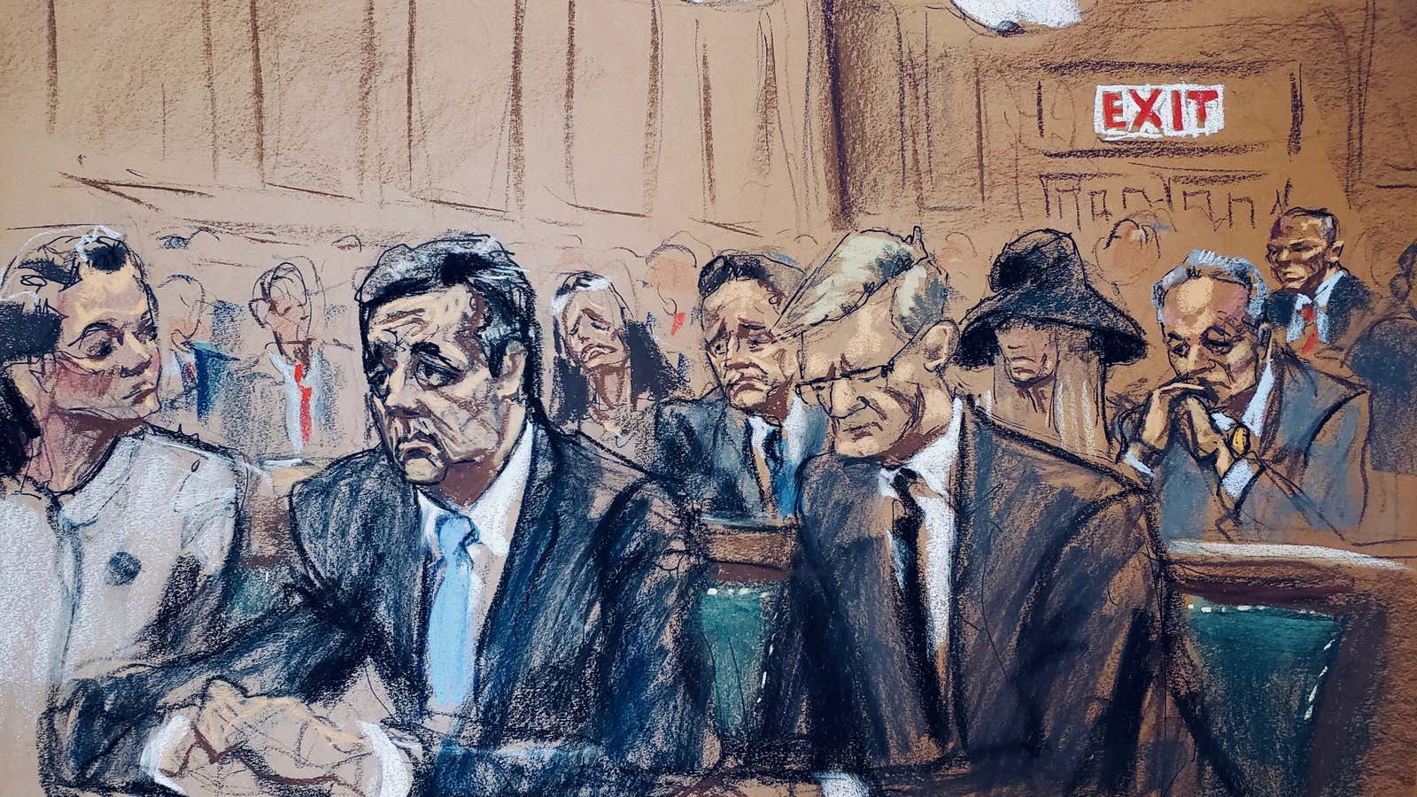 Cohen in court.