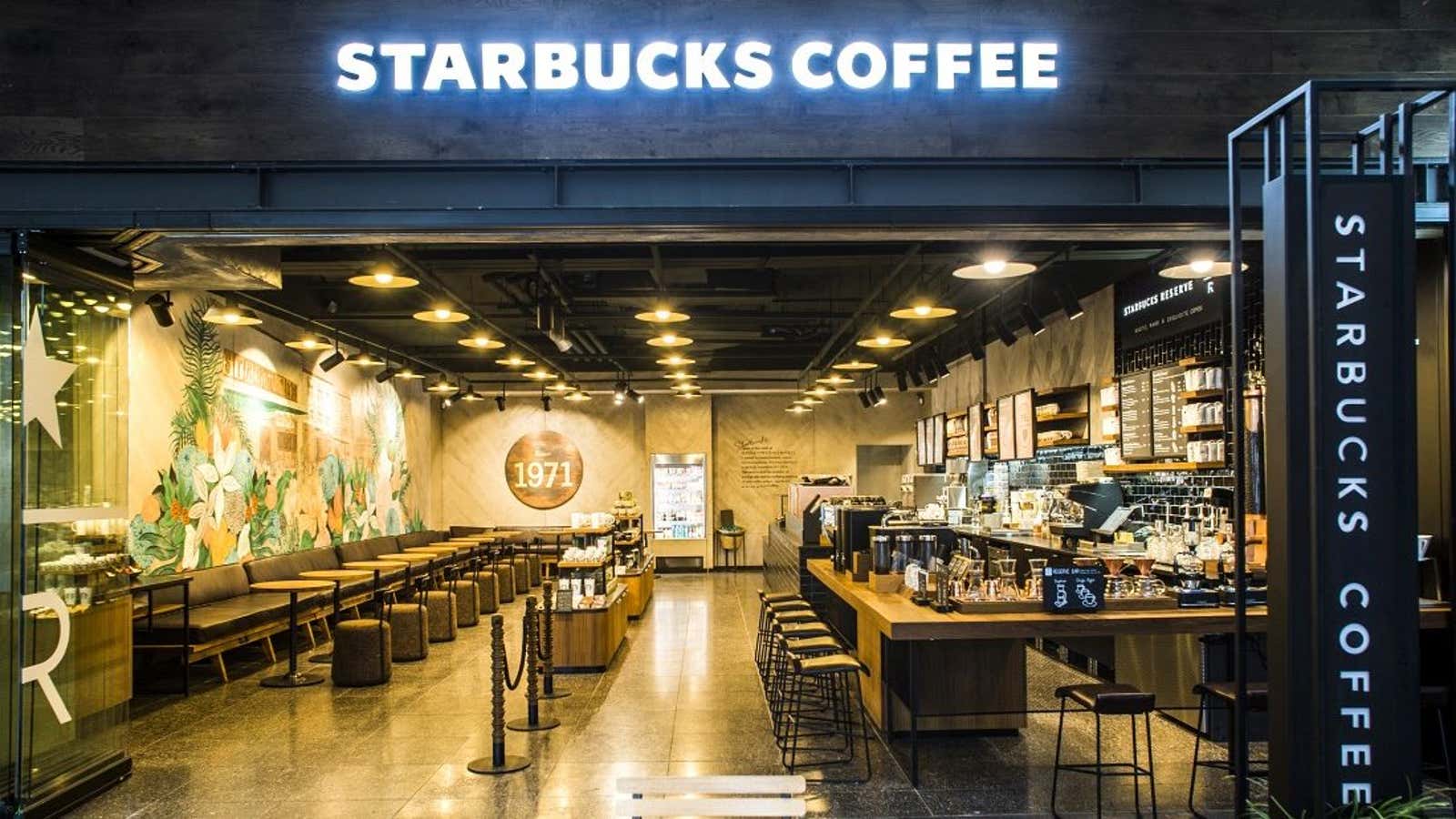 Starbucks, South Africa