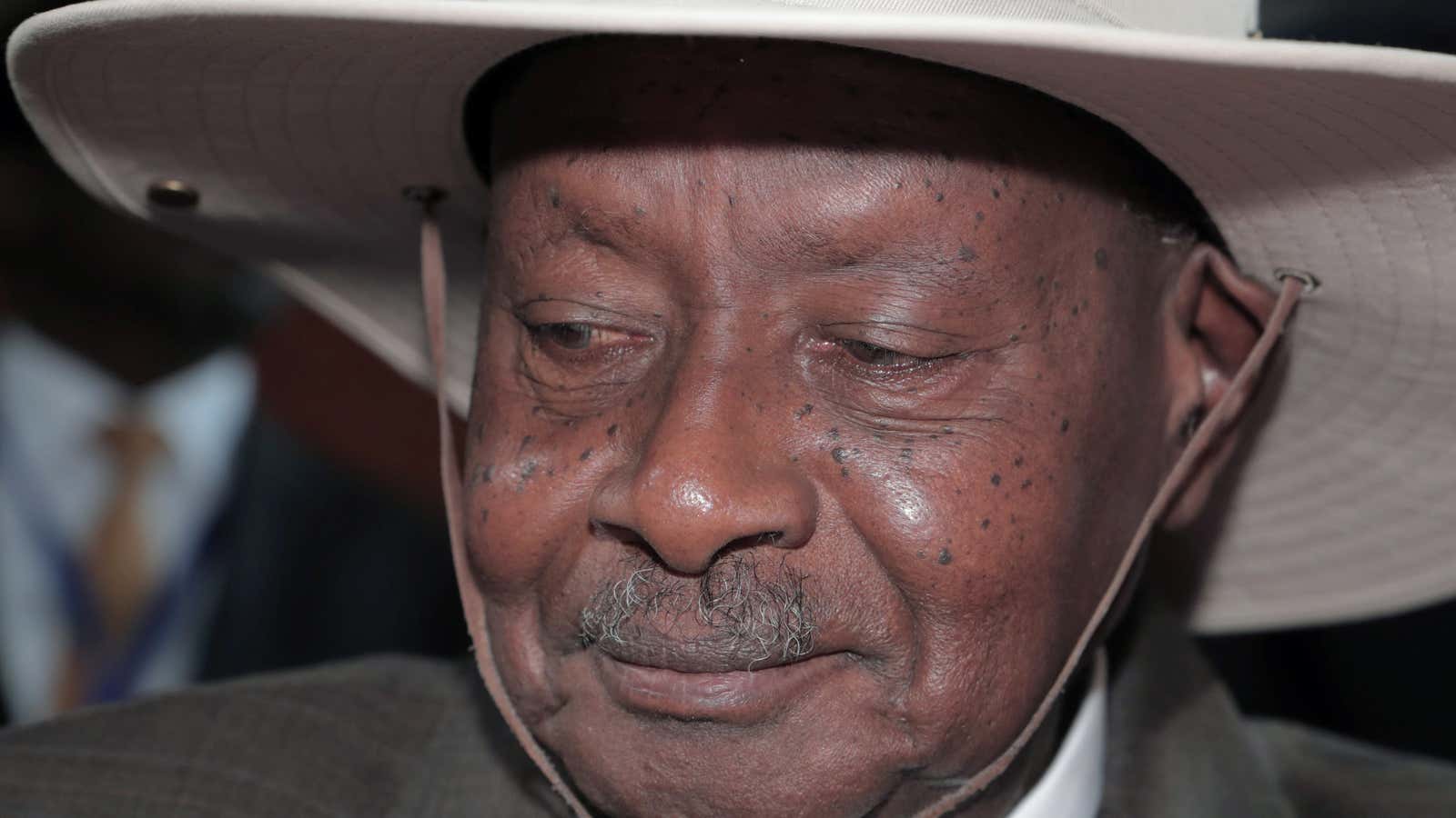 Keeping an eye on you: Uganda’s president Yoweri Museveni