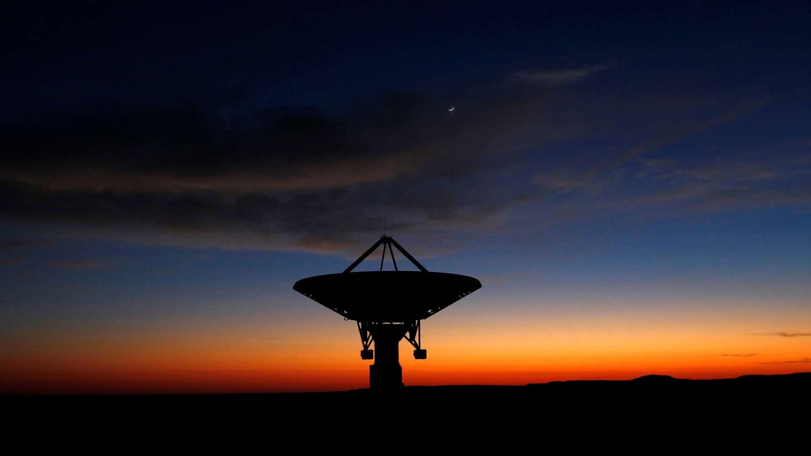 A radio telescope dish of the KAT-7 Array