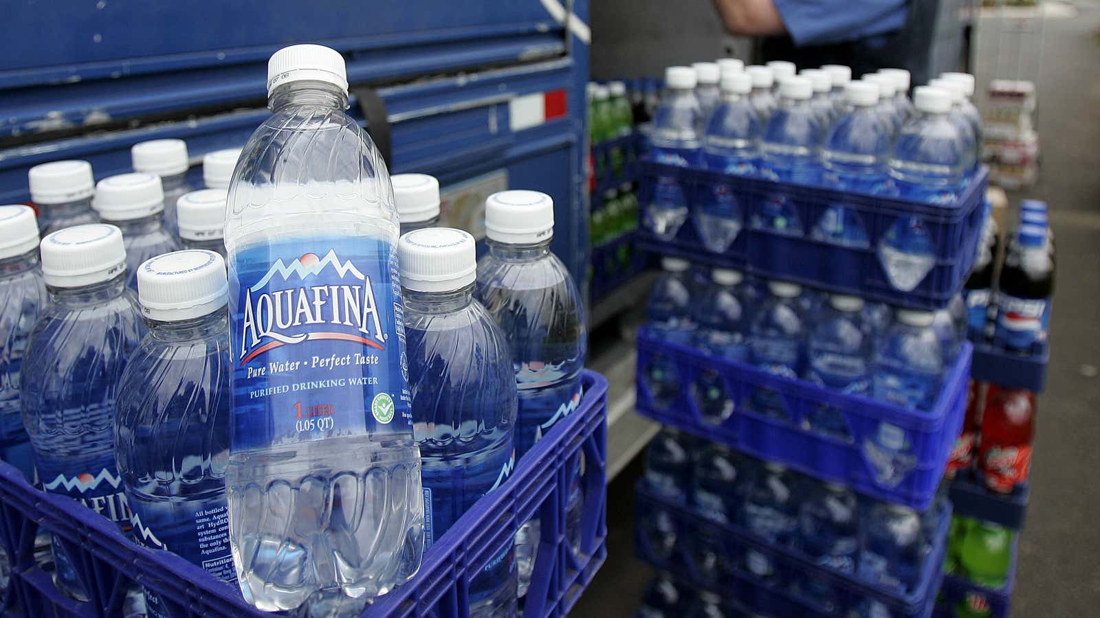 US consumers about to drink more water than soda.