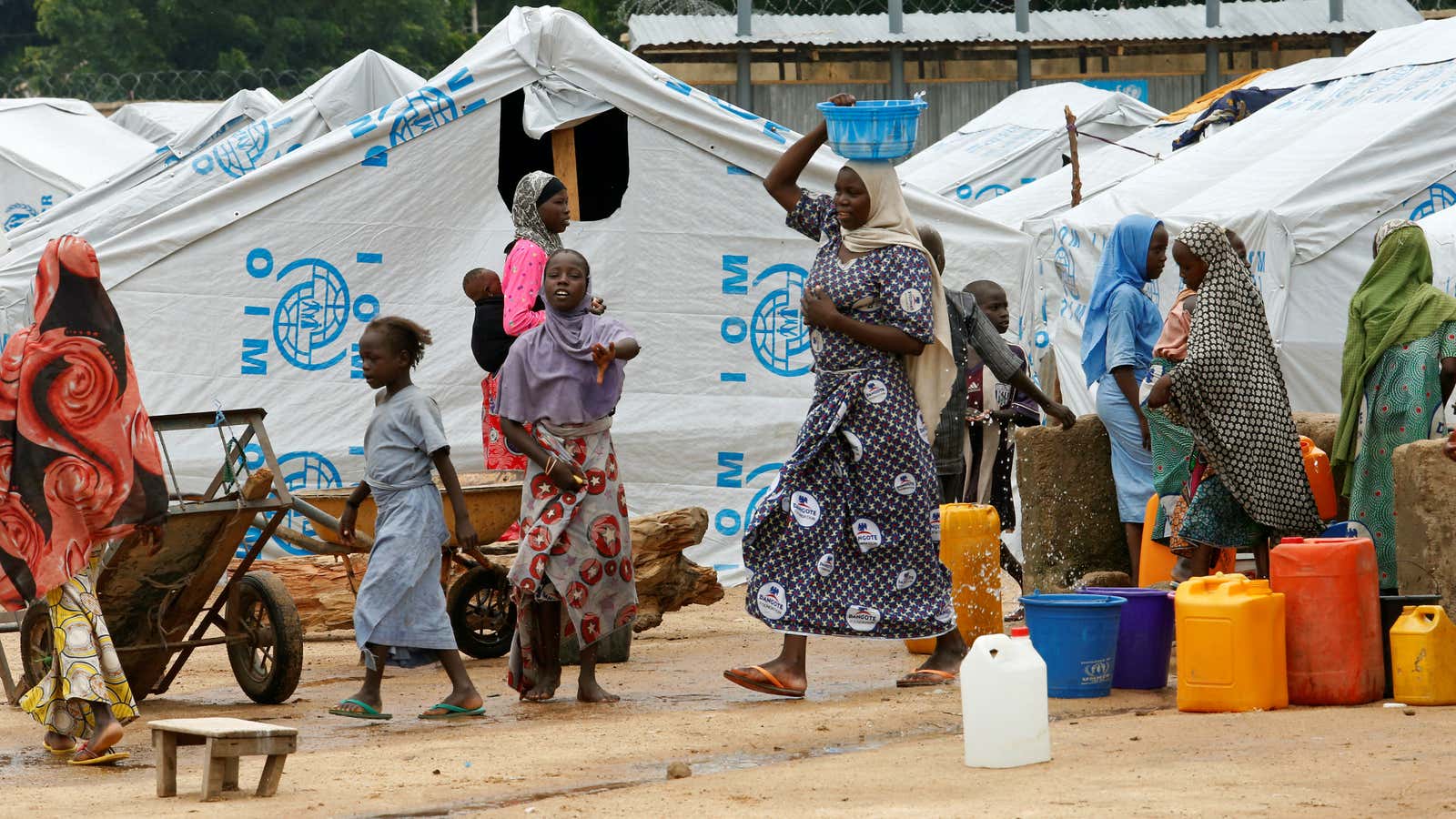Borno state holds the most displaced people in Nigeria.