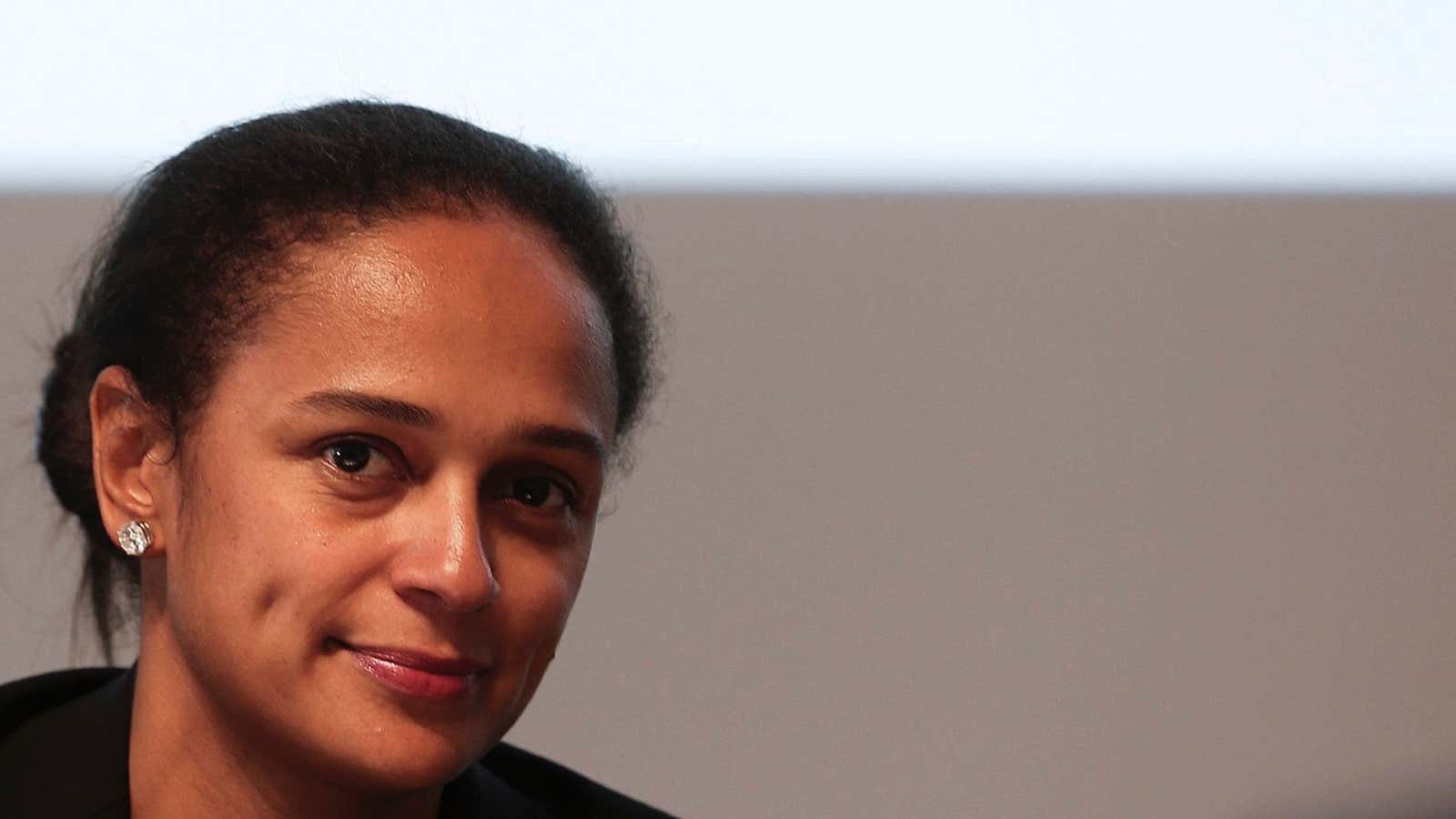 Isabel dos Santos, Africa’s richest woman and now head of Angola’s state oil company.