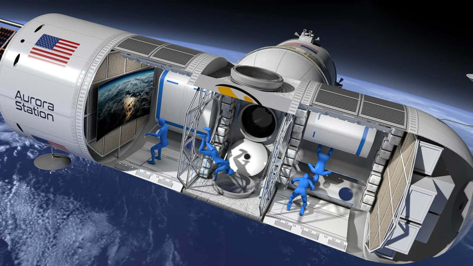 The first space hotel.