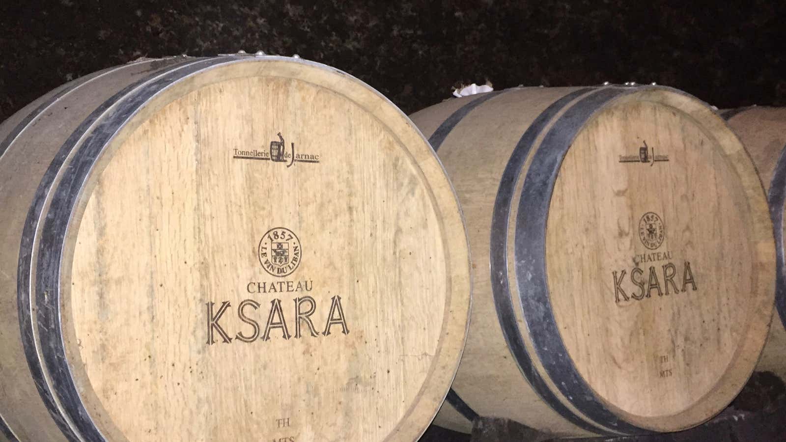 Cave-fermented wine, Ksara, Lebanon