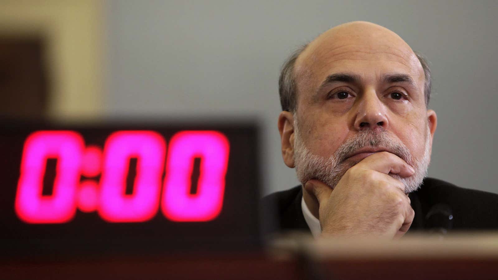 Bernanke’s time as Chairman grows short.