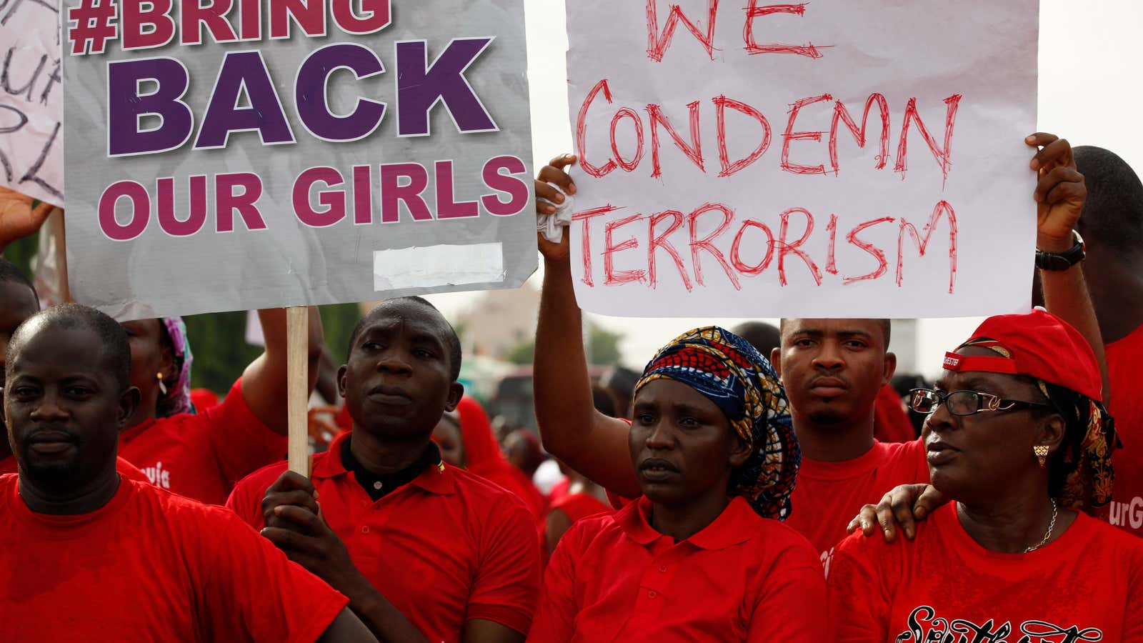 “Bring Back Our Girls” campaigners in Abuja.