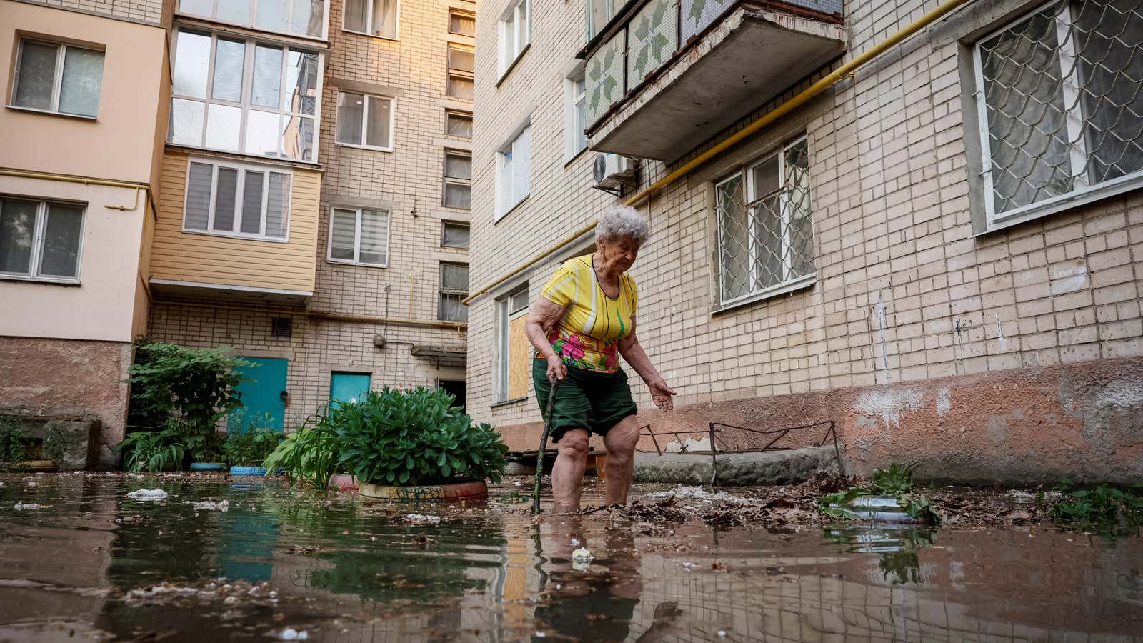 ðŸŒ� A dam collapsed in Ukraine