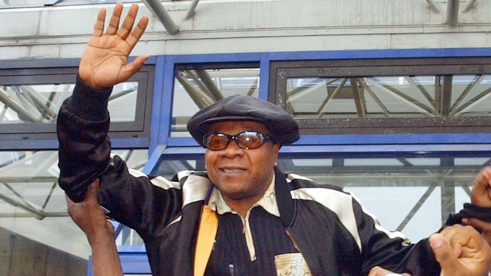 Congolese pop star Papa Wemba was popular with his supporters at home and abroad.