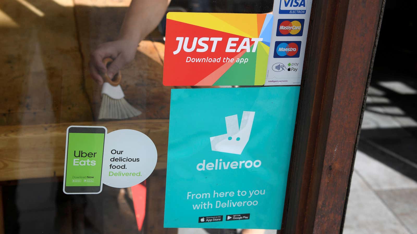 The US food delivery market is oversaturated.