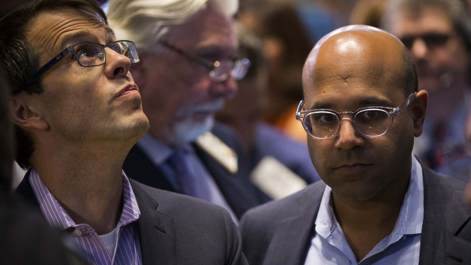 CEO Niraj Shah, right, with cofounder Steve Conine.