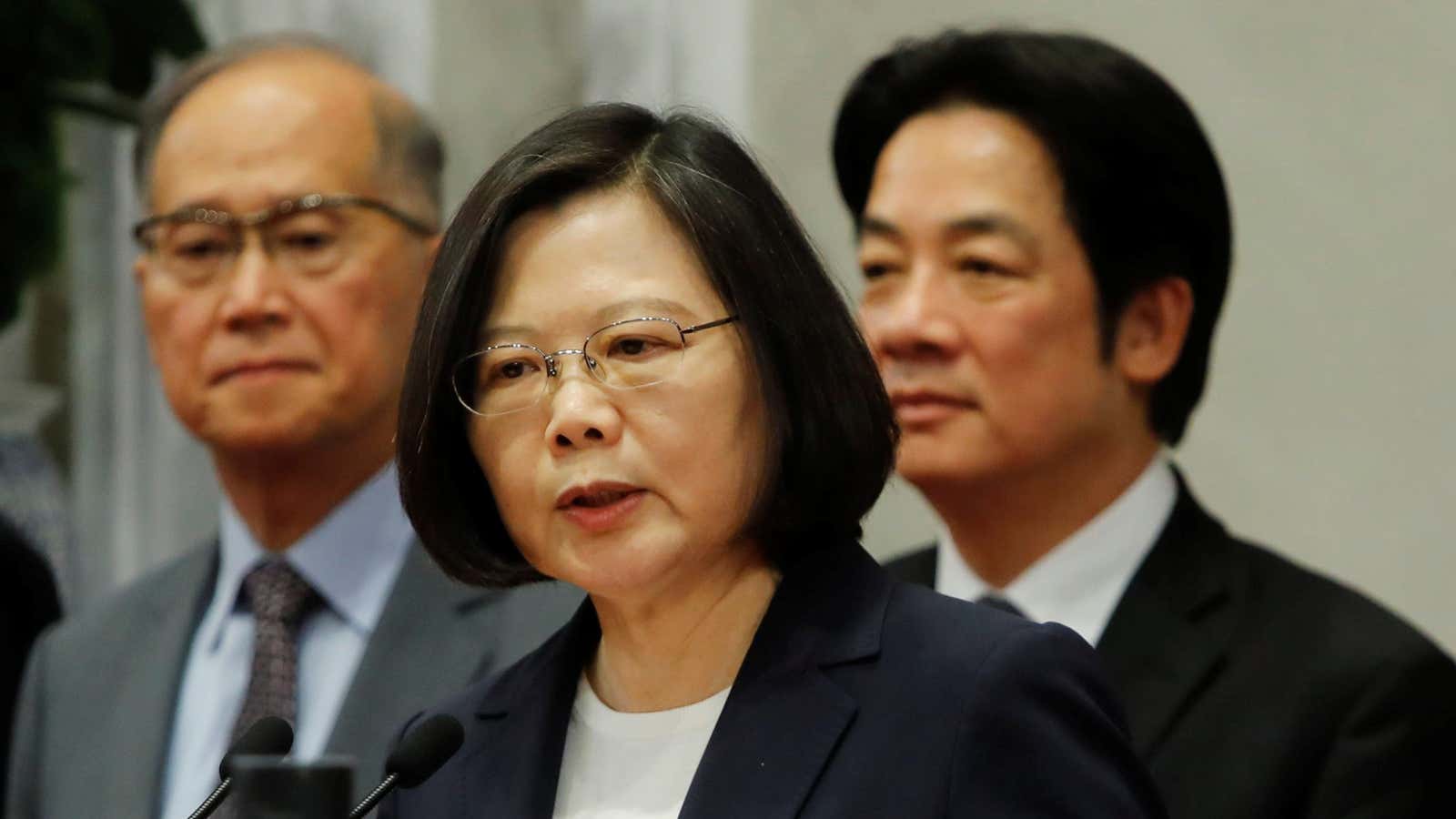 Taiwanese President Tsai Ing-wen.