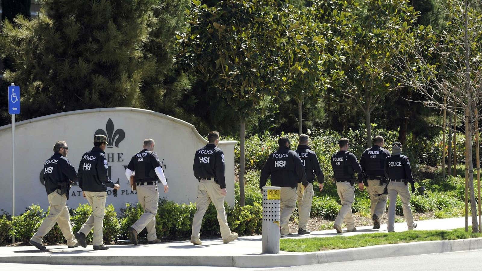 Federal agents do a sweep of suspected “baby tourism” operations in Irvine, California.