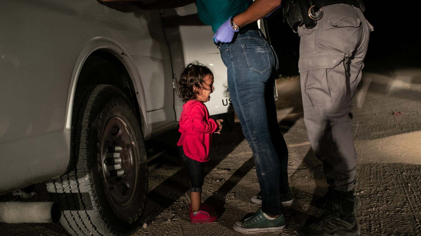 A terrifying moment for a mother and child embodied the Trump administration’s punitive “zero-tolerance” policy.