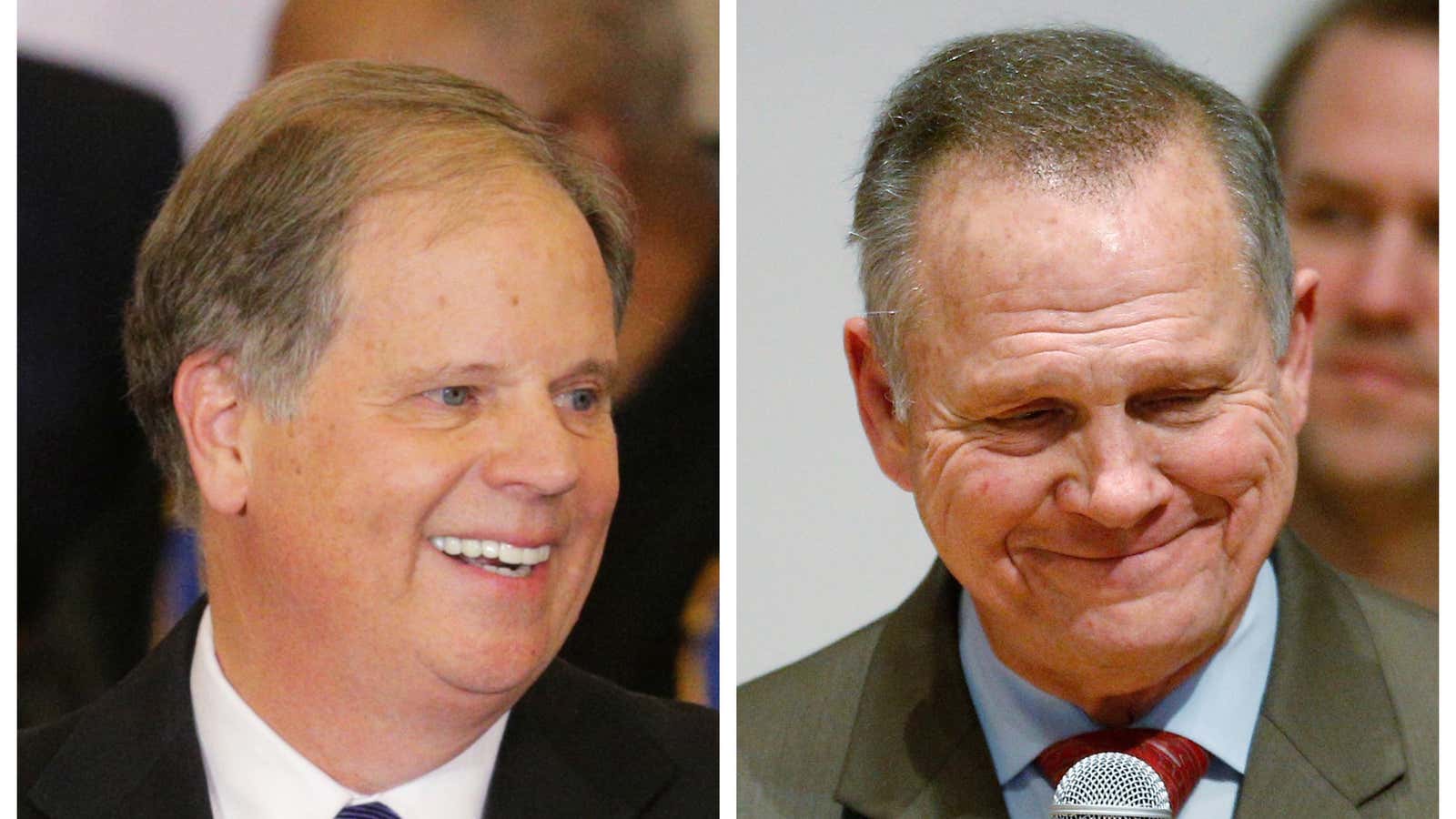 Doug Jones beat Roy Moore by a mere 1.5 percentage points in a state that hasn’t elected a Democrat to the US senate since 1992.