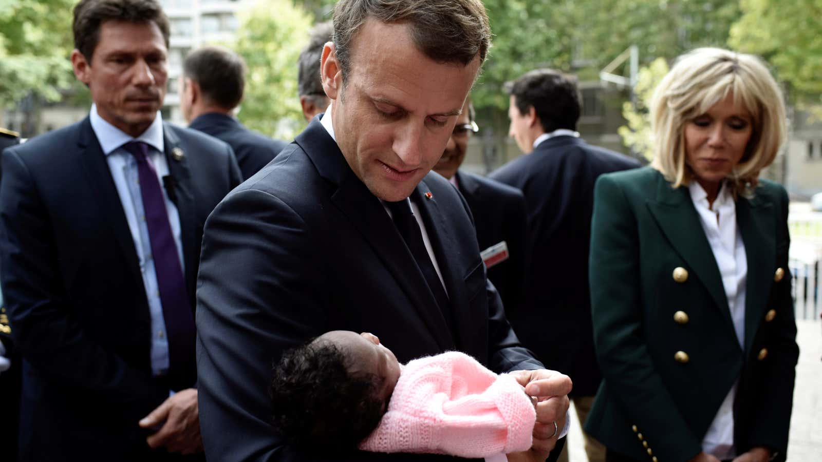 The French have more babies than everyone else in Europe. Thats because they have family-friendly policies.
