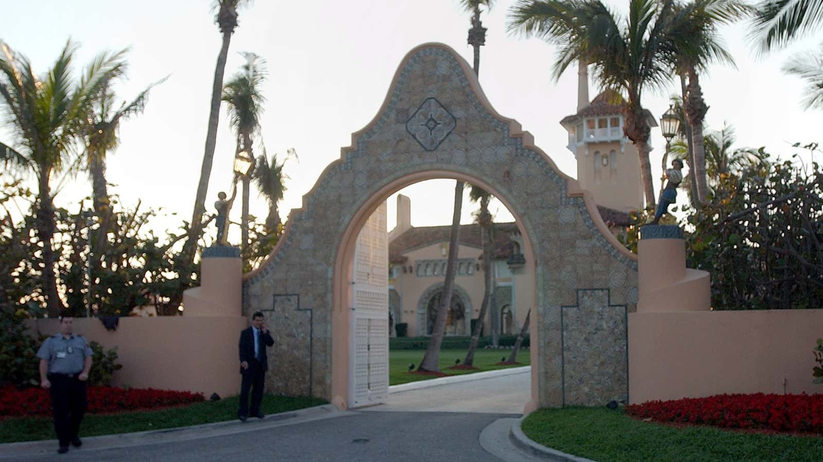 Welcome to Mar-a-Lago.
