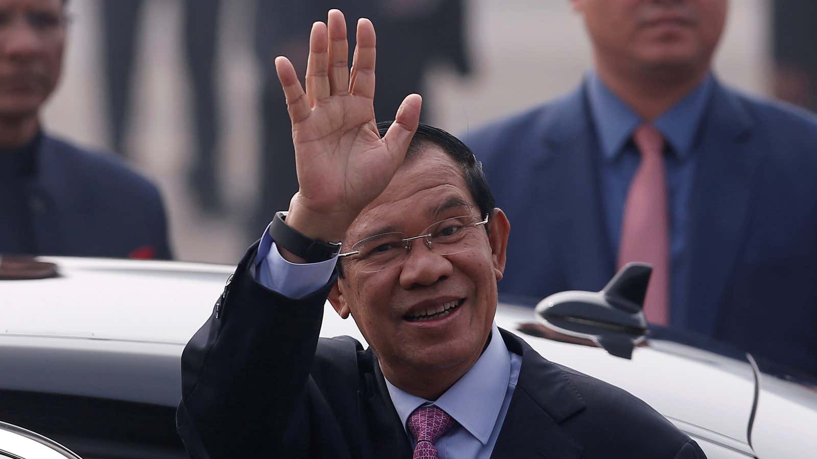 Cambodia’s Prime Minister Hun Sen.