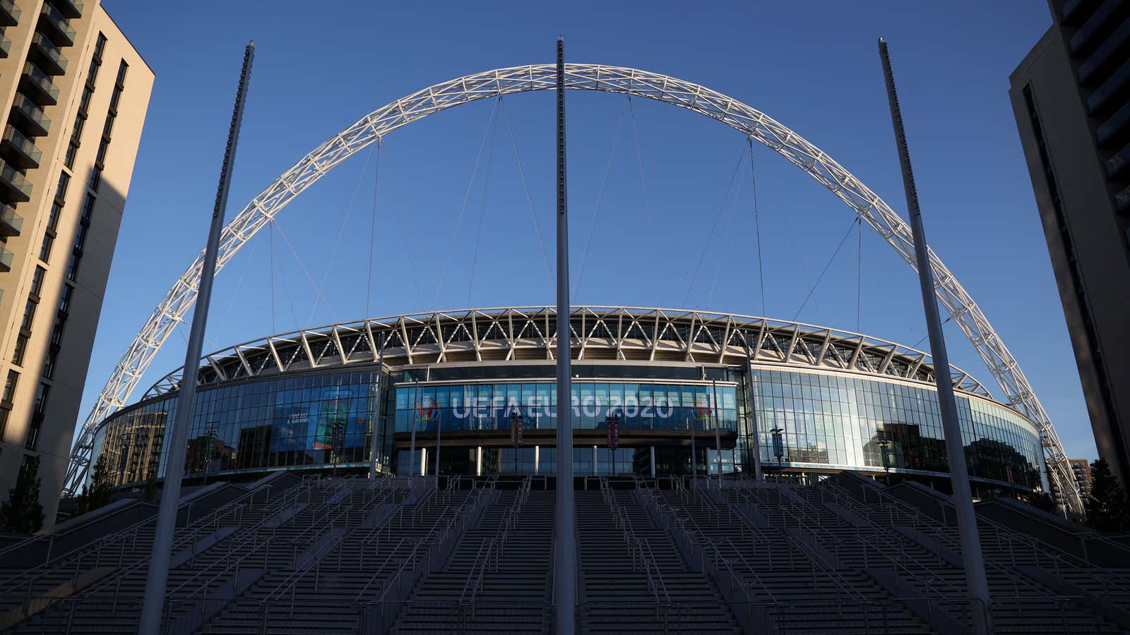 Wembley Stadium, London.