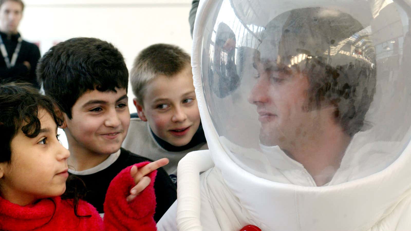 Boys across the world dream of being an astronaut.