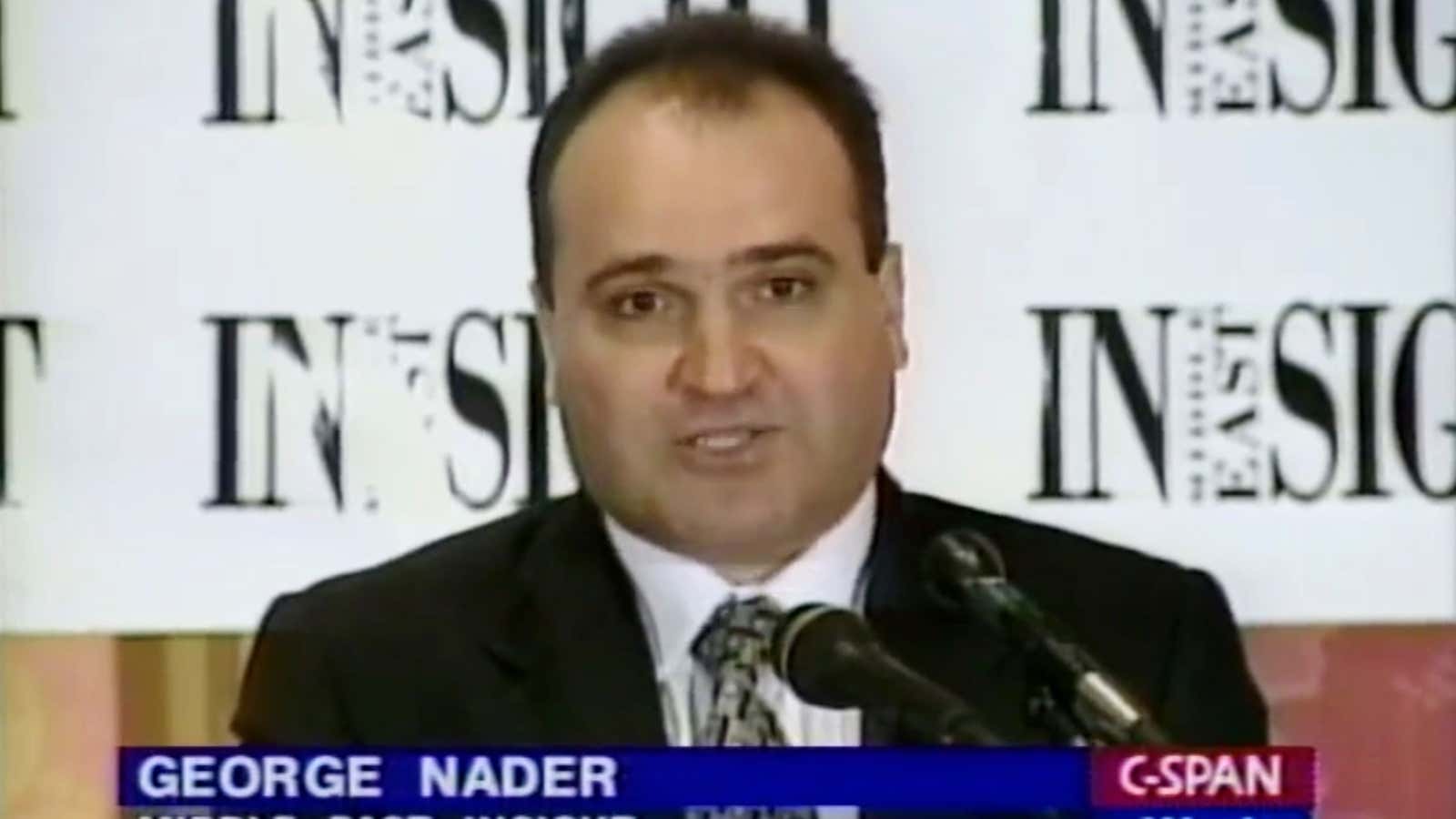 Nader, a convicted pedophile, had been lobbying Trump for Saudi Arabia and the UAE