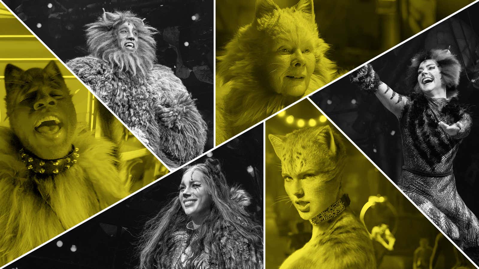 Jellicle cats, onstage and onscreen