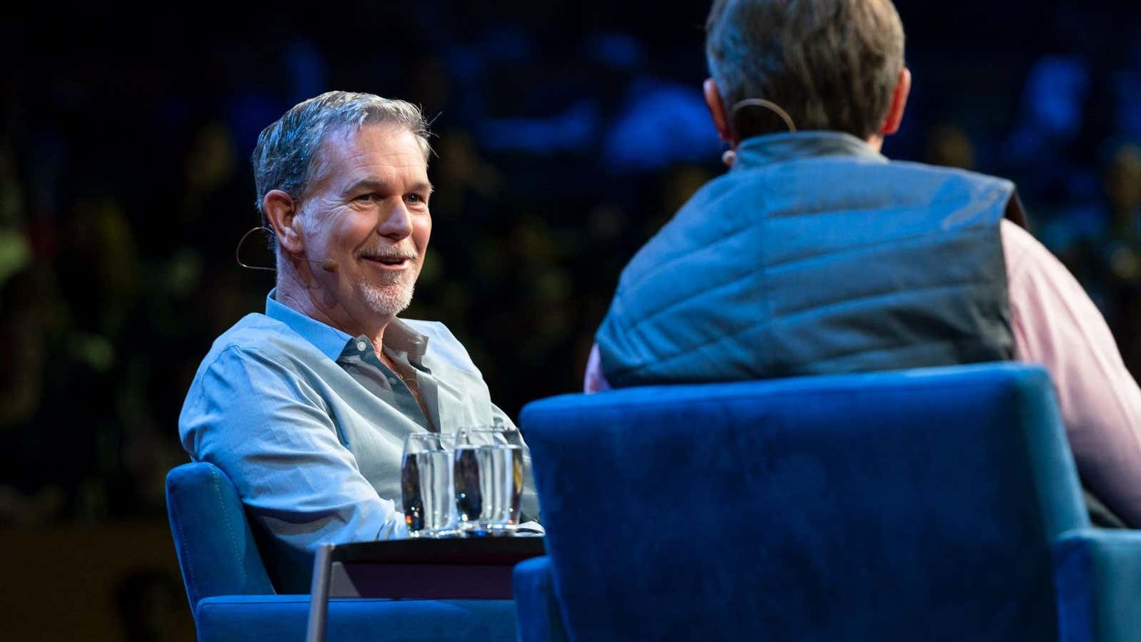 Netflix CEO Reed Hastings is the un-decider.