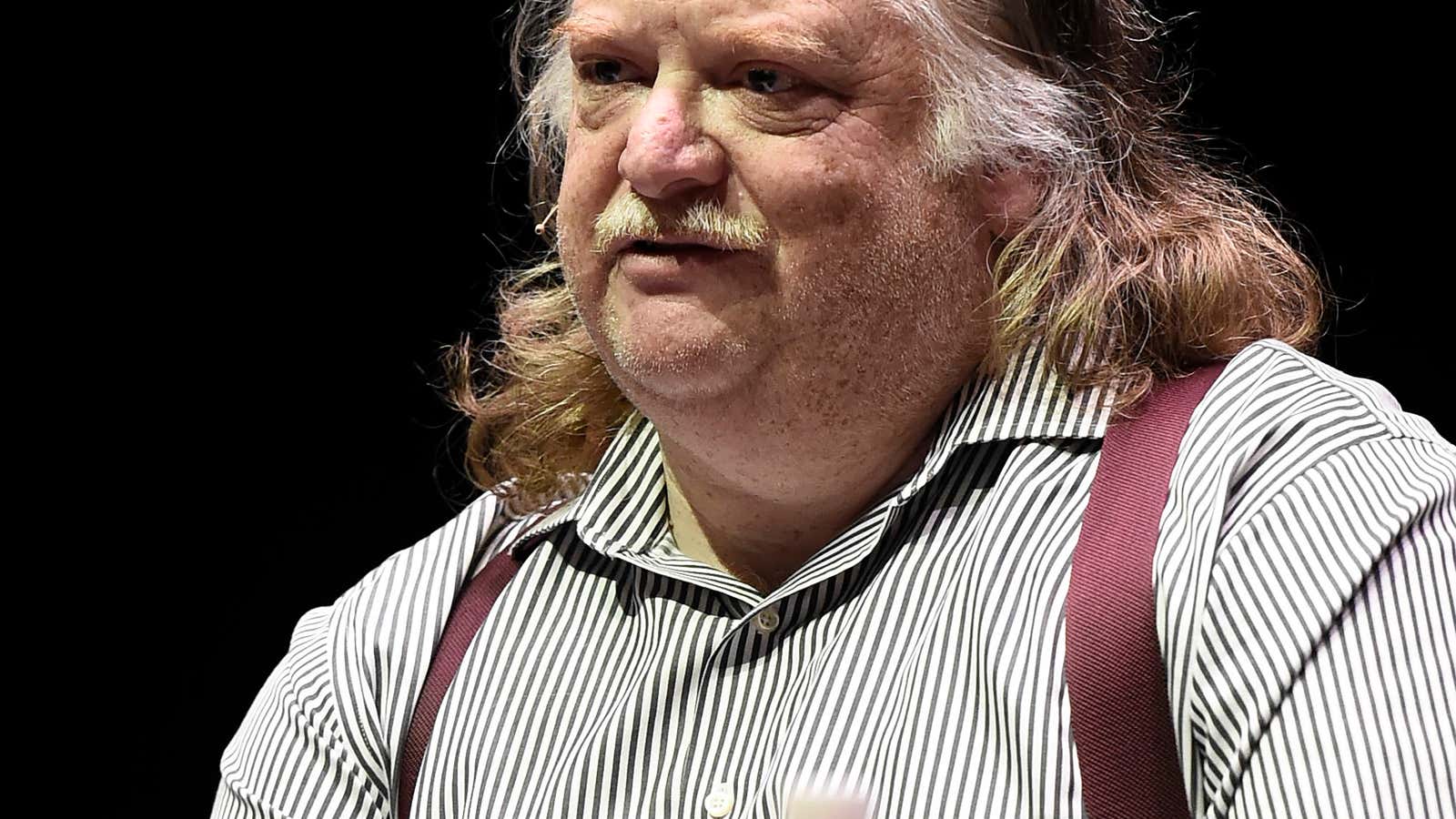Jonathan Gold at the Los Angeles Times Food Bowl Food for Soul in 2017.
