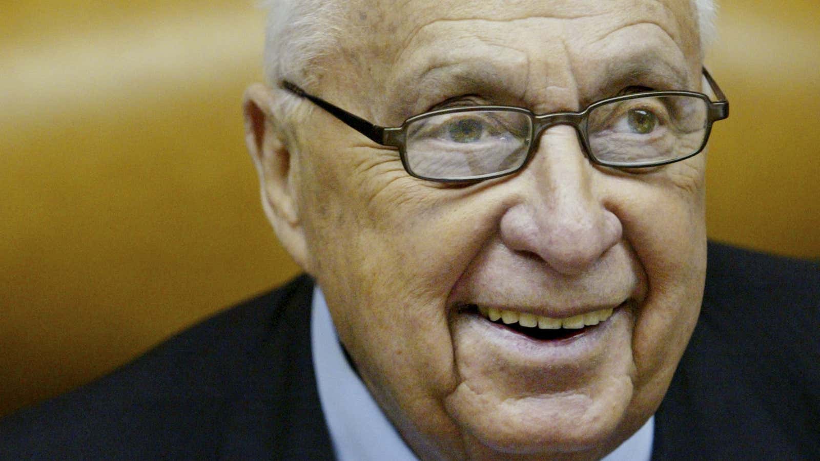 The status quo in Israel and the Palestinian territories can be traced to Ariel Sharon.