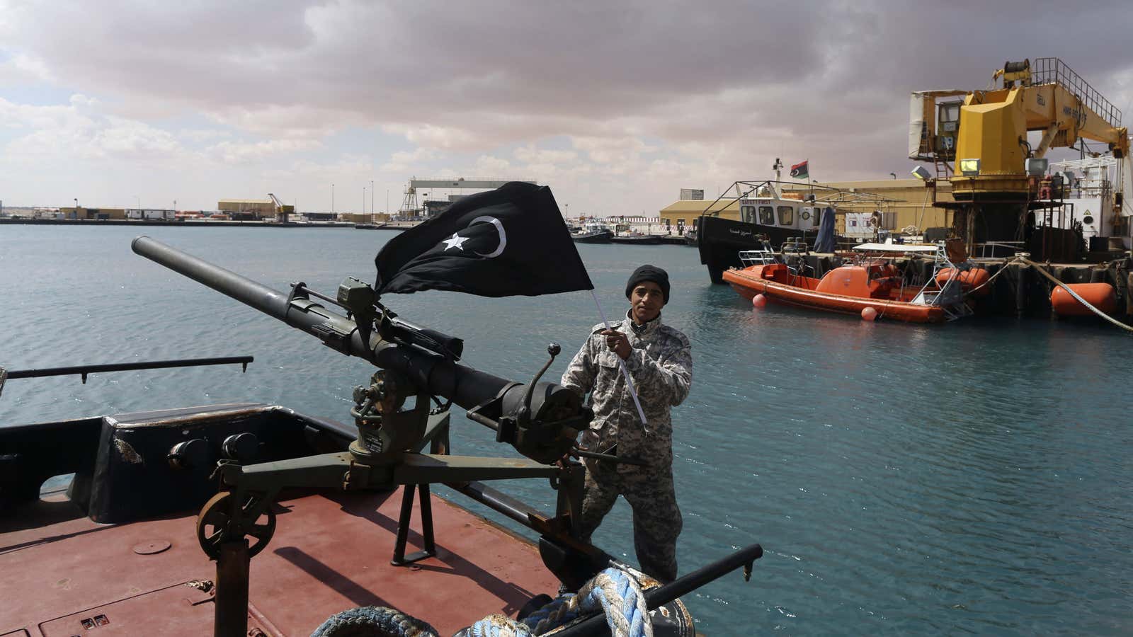 A Libyan pirate lair?