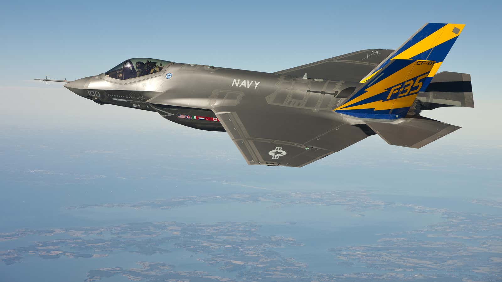 A variant of the F-35 Joint Strike Fighter. The US is expected to spend about $396 billion on the program, according to the Government Accountability Office.