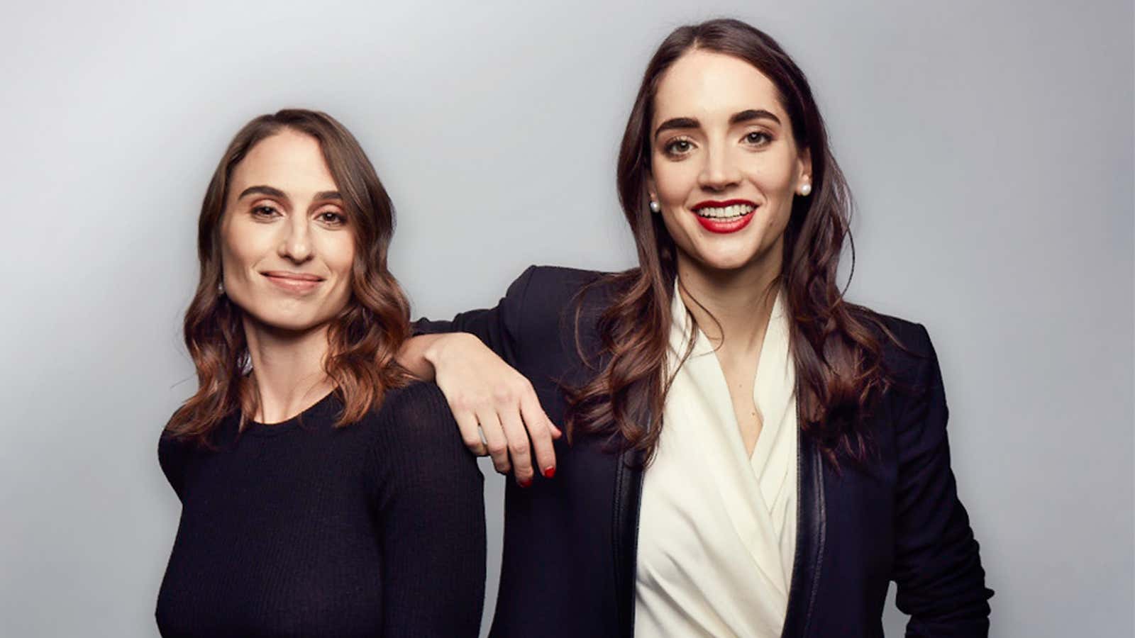 Jessica Beck, left, and Marcela Sapone co-founded Hello Alfred to help women get their time back.