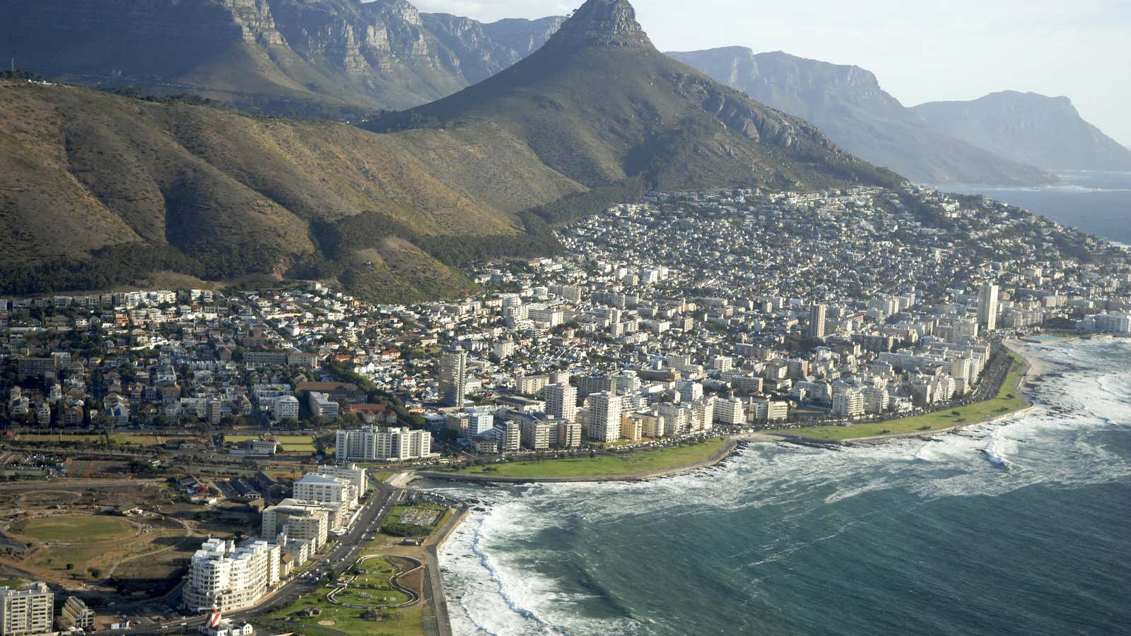 Cityscape of Cape Town home to one of South Africa’s fast growing tech hubs.