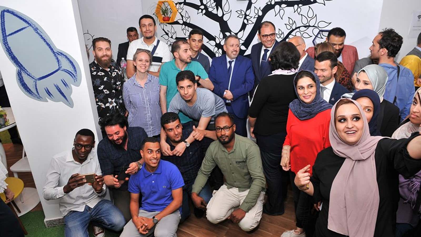 Participants in the Stream summer camp programme 2019 in Tripoli, Libya