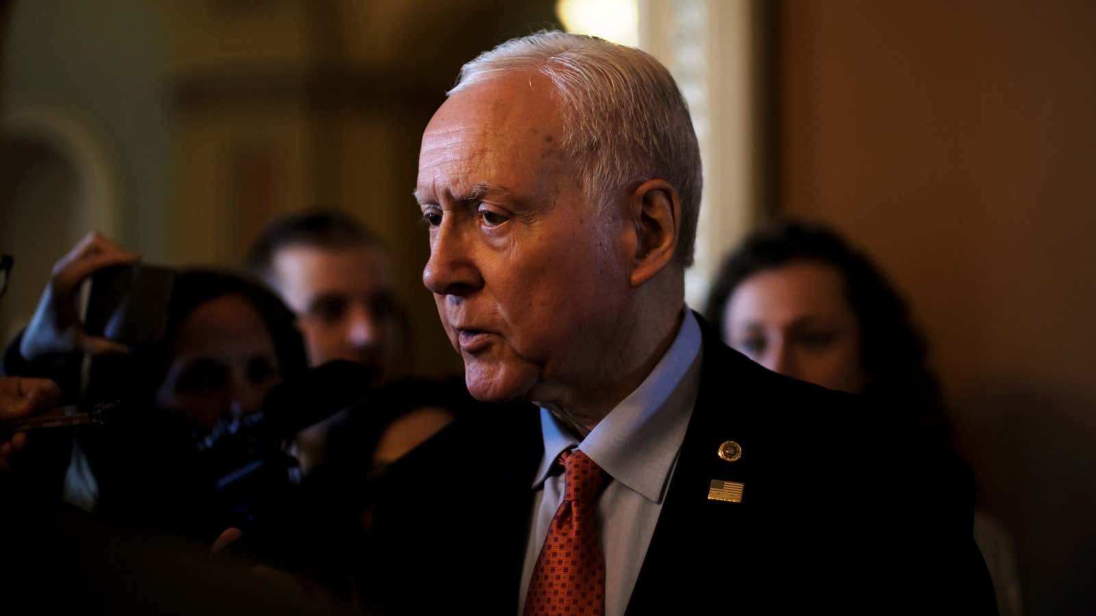 Hatch will be the longest-serving Republican senator when he retires at the end of the year.
