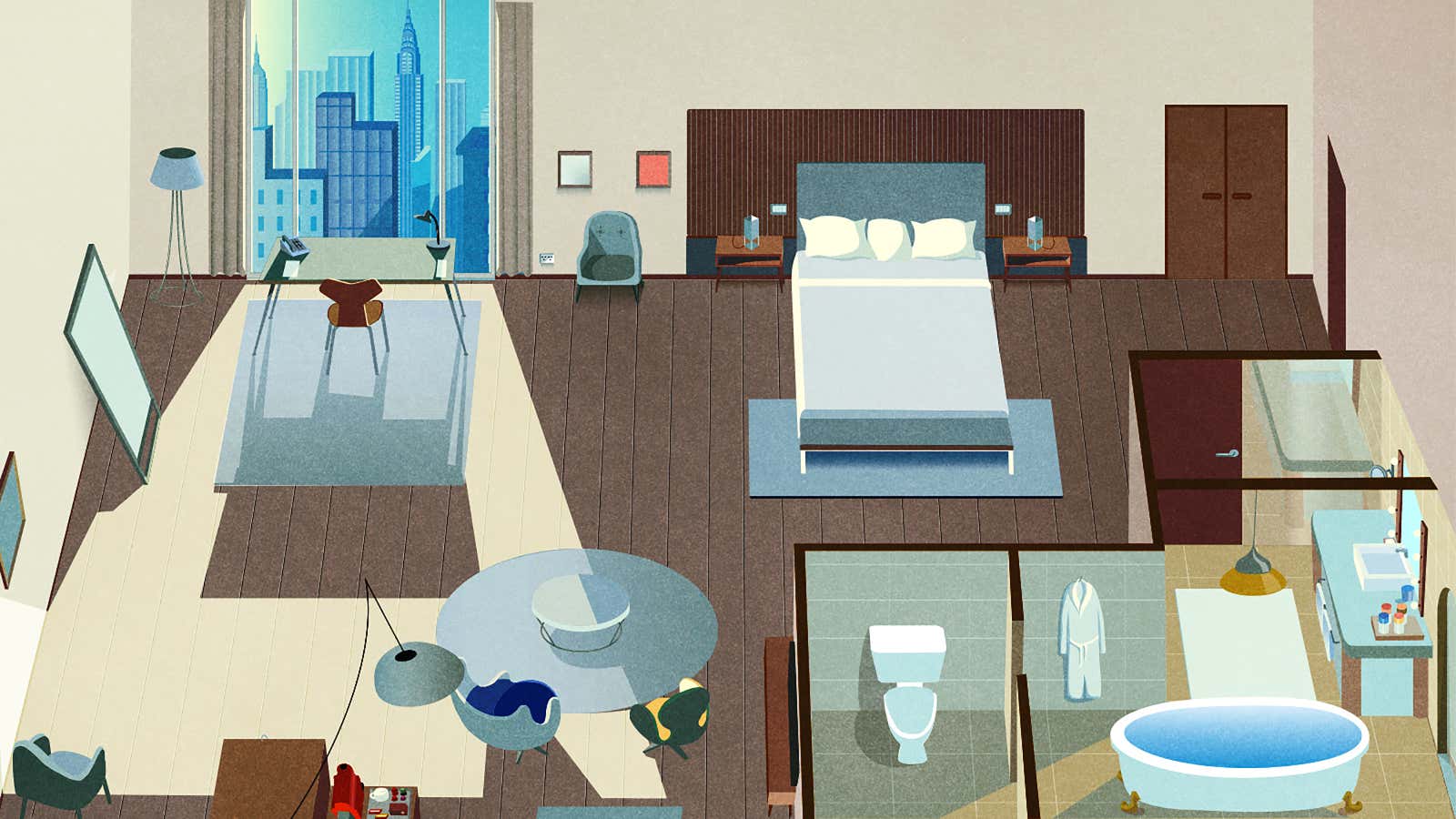 Interactive: The secret to hotel room design is part art, part science