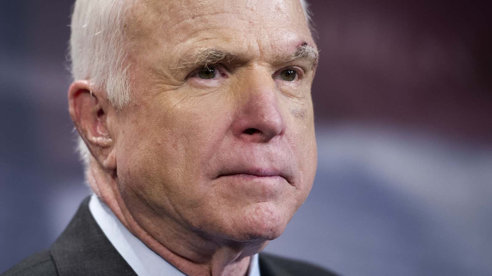 John McCain was centerstage in a political drama surrounding the proposed Obamacare repeal.