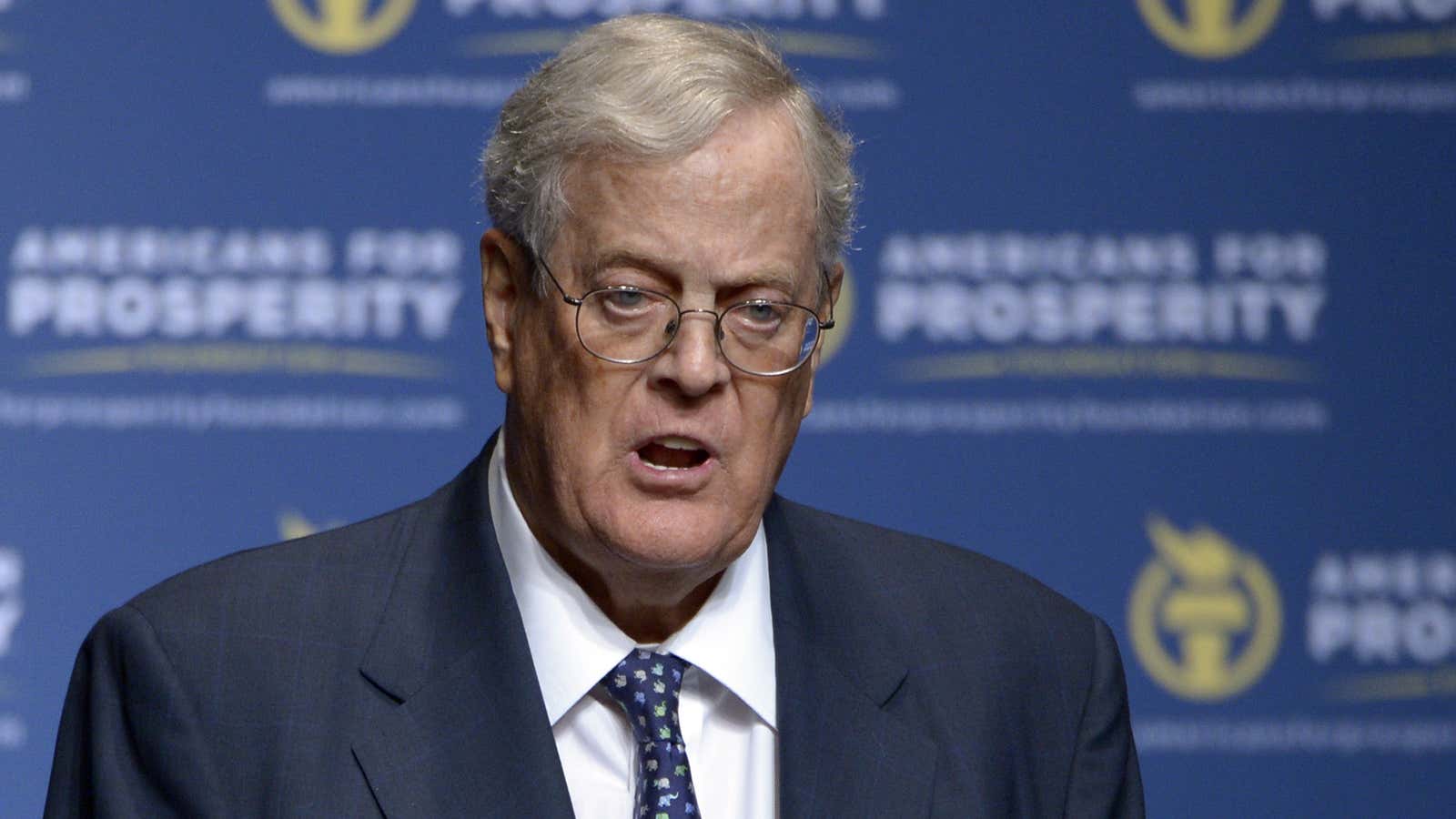 Problematic heritage for David Koch?