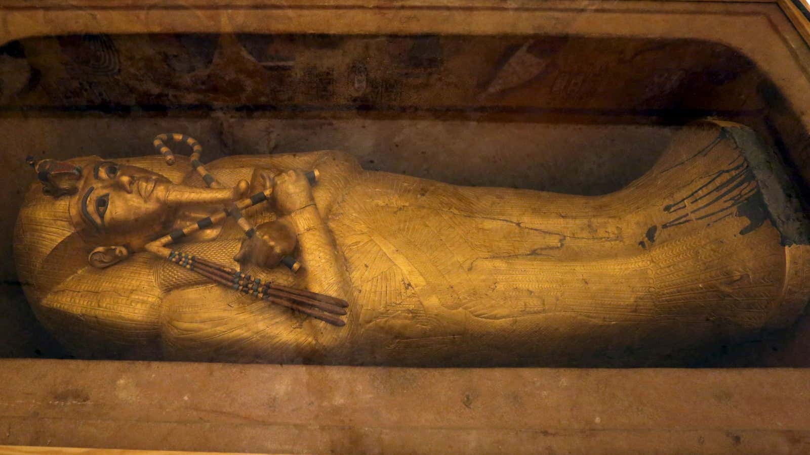 Tutankhamun could have been buried in a tomb meant for a queen.