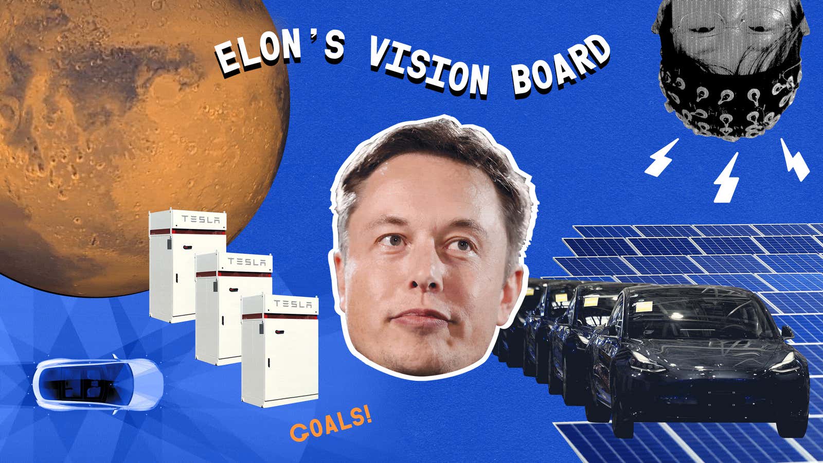 Elon Musk’s vision board for Tesla’s future