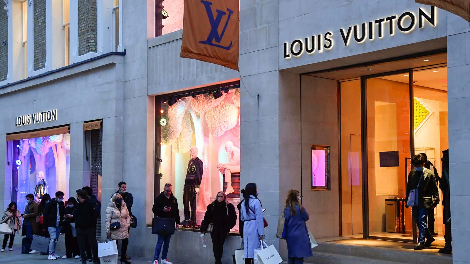 Even Covid-19 can’t keep shoppers away from Louis Vuitton.