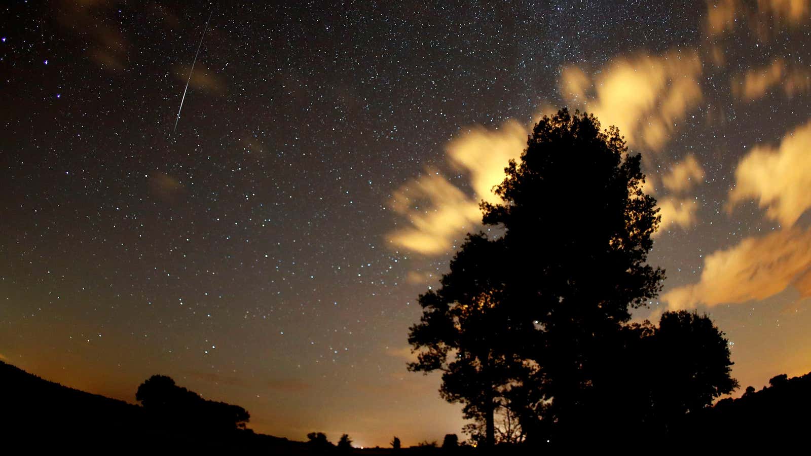 Last year’s Perseid meteor shower, as seen from Premnitz, near Berlin.