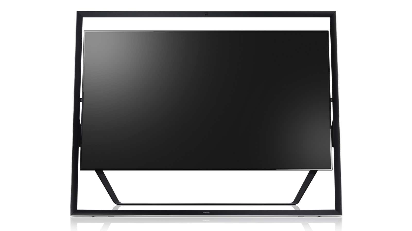 Yes, it’s an 85-inch TV, and no, it does not have a retail price yet.