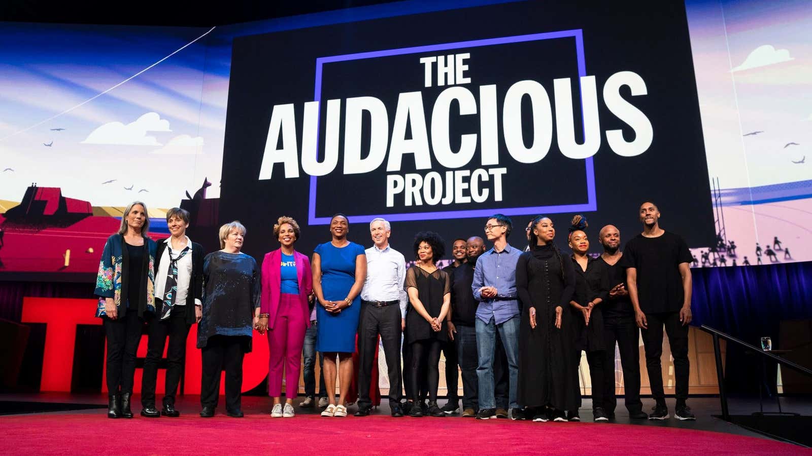 “Audacious Project” awardees at TED 2018