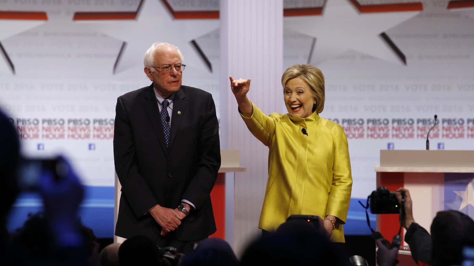 Candidates to Obama: “Love you, mean it!”