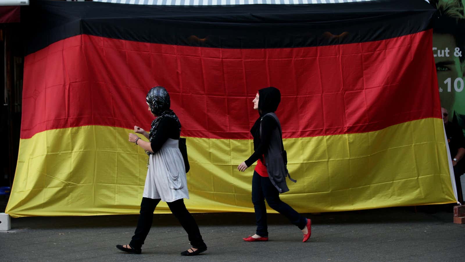 Immigrants to Germany are increasingly being diverted from other countries.