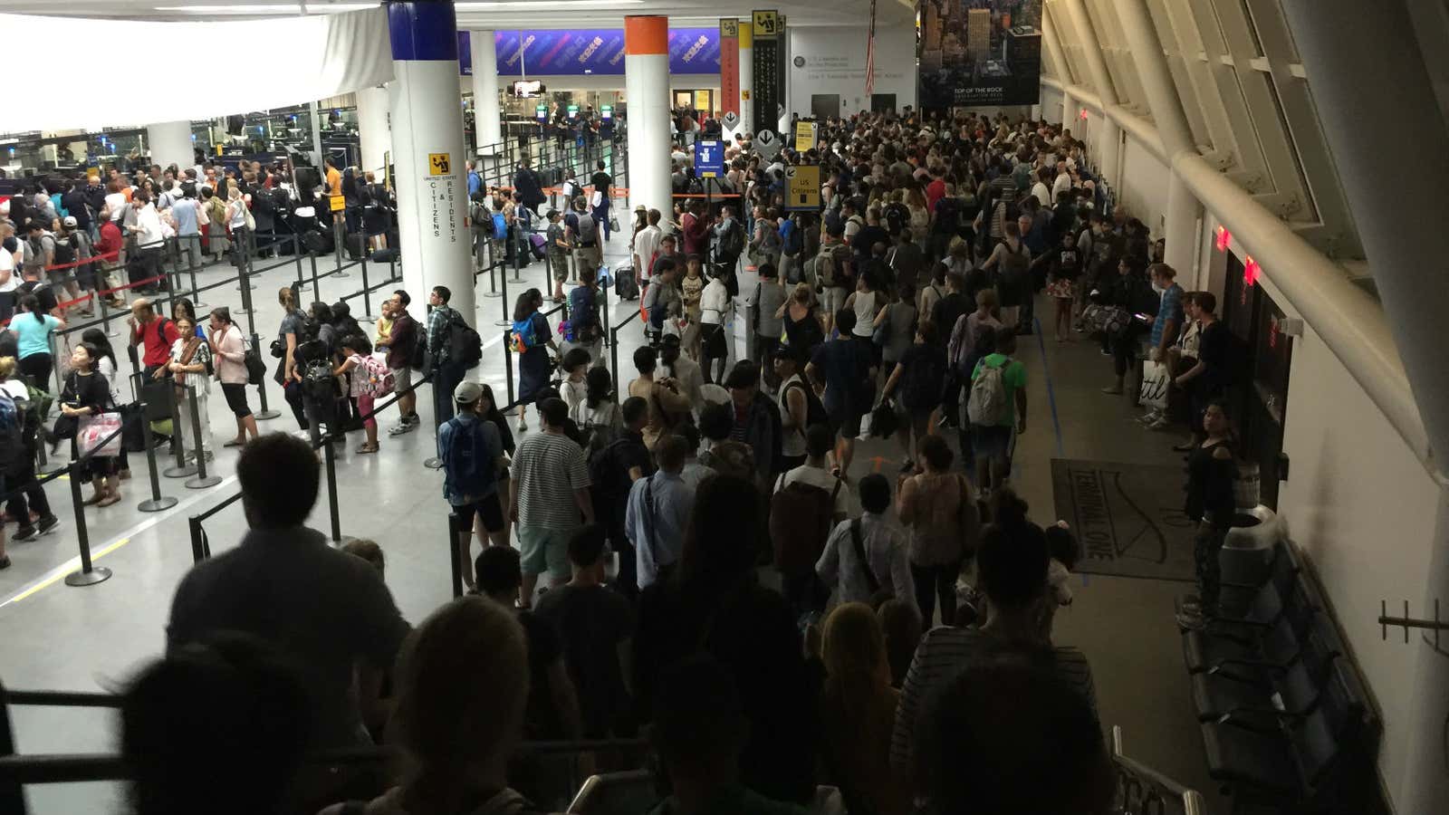 Reports of a possible shooting sent travelers scrambling at New York’s JFK airport