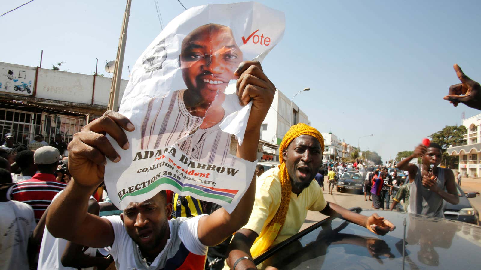 President-elect Adama Barrow.