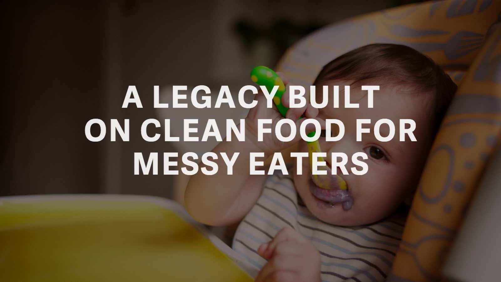 How can a baby food company change the world?