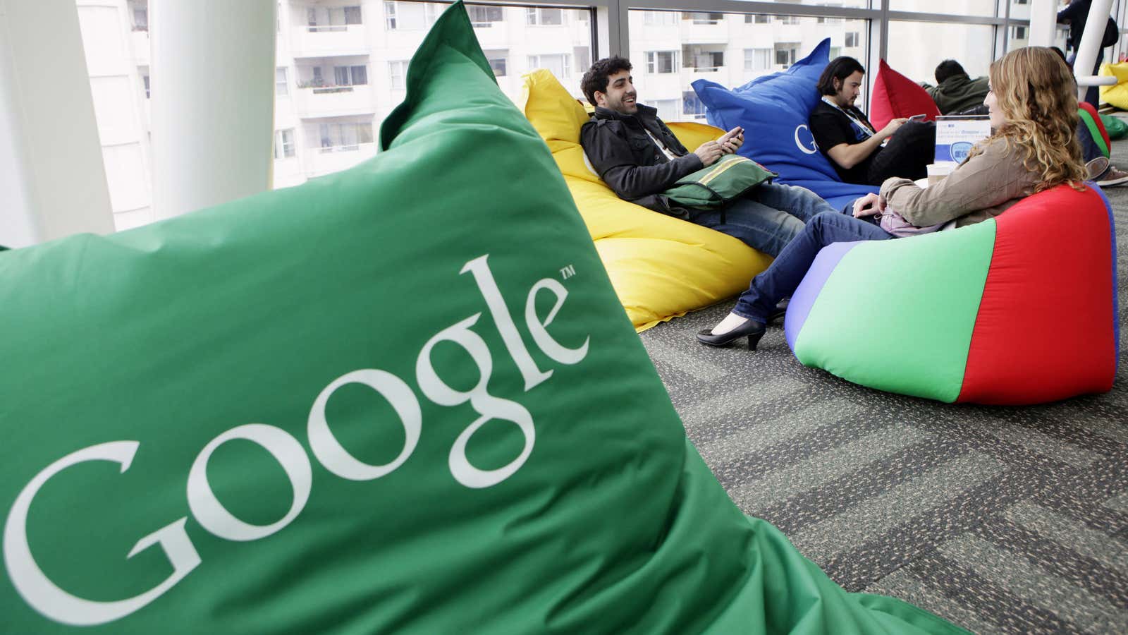 Q: How many giant pillows does Larry Page need to sleep at night? A: 7